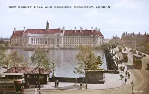 Boudicca Statue London Stampe: County Hall / Boadicea