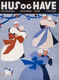 Vintage Dance Floor Scene Stampe: Couples Dancing 1936