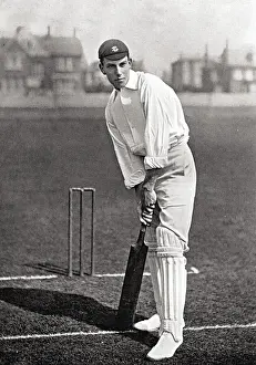 Historical Cricket Images Stampe: Cricketer, Ayres