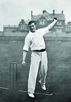 Historical Cricket Images Stampe: Cricketer, Bathurst
