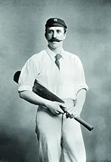 Historical Cricket Images Stampe: Cricketer, Docker