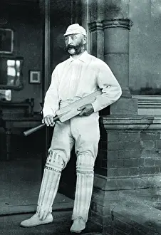 Cricket History Stampe: Cricketer, E. M. Grace