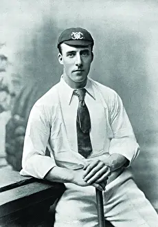 Historical Cricket Players Stampe: Cricketer, E. Smith