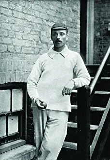 Historical Cricket Players Stampe: Cricketer, Evershed