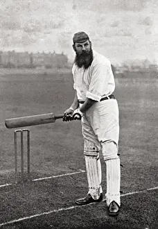 Cricket History Stampe: Cricketer, Grace