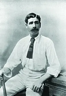 Vintage Cricket Players Stampe: Cricketer, Hunter