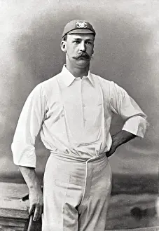 Historical Cricket Images Stampe: Cricketer, Key