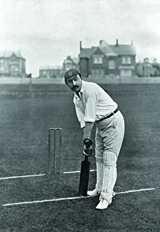 Vintage Cricket Players Stampe: Cricketer, Newham