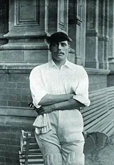 Cricket History Stampe: Cricketer, Pike