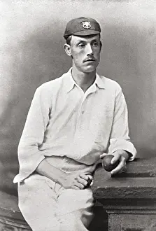 Vintage Cricket Players Stampe: Cricketer, Storer