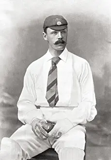 Vintage Cricket Players Stampe: Cricketer, Wynyard