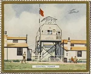 Aviation History Images UK Stampe: Croydon Control Tower