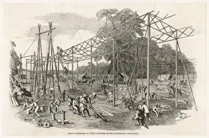 Victorian Engineering Feats Stampe: Crystal Palace Construct