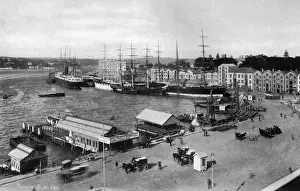 Vintage Sailing Vessels Stampe: CUTTY SARK LOADING