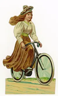 Vintage Cycling Images Stampe: Cycling Scrap