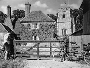 Vintage Cycling Photos Stampe: Cycling Stop