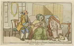 Historical Greeting Cards Stampe: HOW D YE DO?