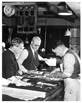 Vintage Printing Equipment Stampe: Daily Mail Composing Rm