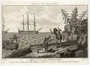 Immagini Correlate Stampe: Dampierre nella Cile