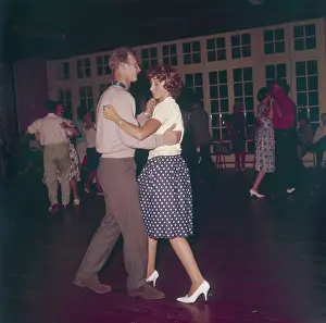 Young People Dancing Stampe: Dancing Couples