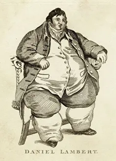 19th Century Portraits Stampe: Daniel Lambert (3)