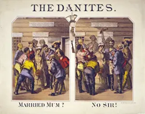 Antique Print Collectors Item Stampe: The Danites