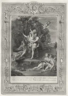 Classical Historical Art Stampe: Daphne Becomes Laurel