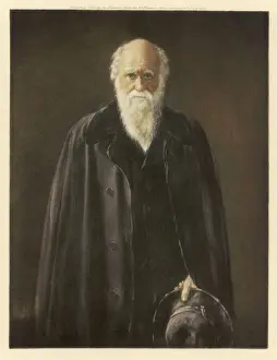 Charles Darwin Portrait Stampe: Darwin (Collier)