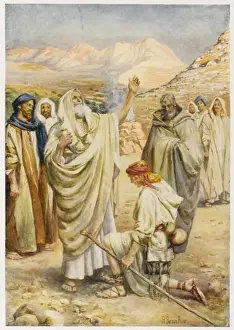 Old Testament Artwork Online Stampe: David Anointed