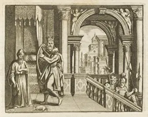 Old Testament Prophet Stampe: David & Nathan