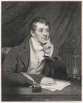Humphry Davy Portrait Stampe: Davy / Phillips