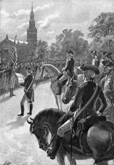 Declaration Of Independence Reading Stampe: Declaration to Army