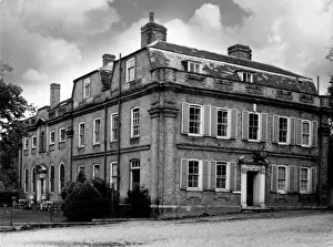 Essex England Landmarks Stampe: Dedham Grammar School