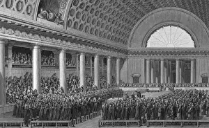French Revolution Events Stampe: Delegates at Versailles