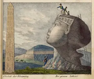 Ancient History Images Stampe: Denon at Sphinx