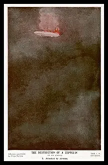 WWI Aerial Combat Stampe: Destruction of Zeppelin