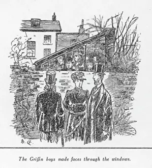 Victorian Era Illustration Stampe: Diary of a Nobody