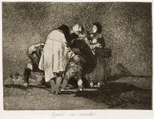 Spanish Artist Goya Stampe: There was nothing to be done and he died