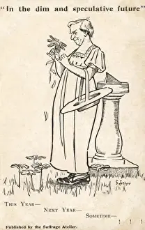Suffragette Art Stampe: In the dim and speculative future