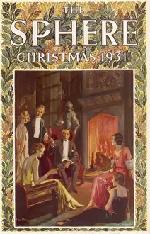 Historical Family Portrait Stampe: After Dinner