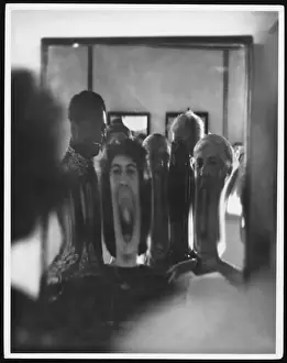 Smiling Faces Of The Past Stampe: Distorting Mirror