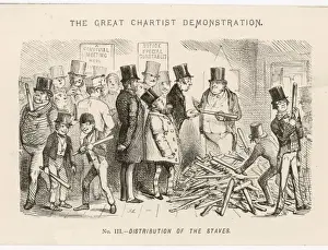 London History Images Stampe: Distribution of Staves