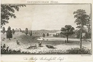 England Countryside Views Stampe: Ditchingham Hall