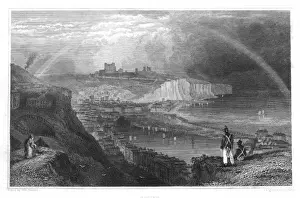 Dover Castle Stampe: Dover by Bartlett