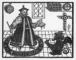 Stampe di Dottor Faustino Illustrazione Stampe: Frontespizio di Dr Faustus