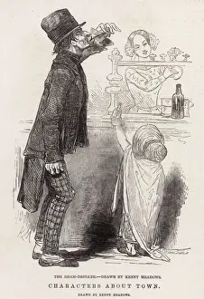 Historical Drinking Culture Stampe: The dram drinker