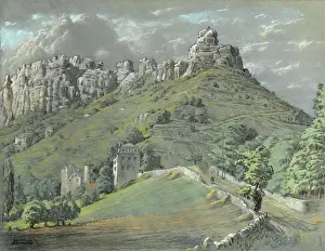 Mountainous Scenic Views Stampe: Dramatic landscape