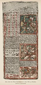 Ancient Mesoamerican Art Stampe: Dresden Codex