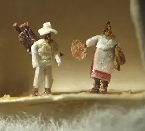 Stampe di Cimici vestiti da una donna messicana nel 1905. Una curiosità dal Museo di Storia Naturale di Tring Immagini Correlate Stampe: Fleami vestiti