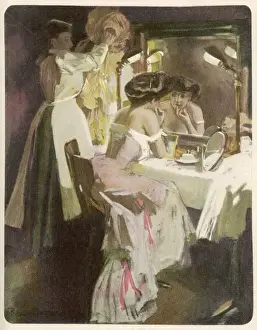 Vintage Beauty Standards Stampe: At Dressing Table